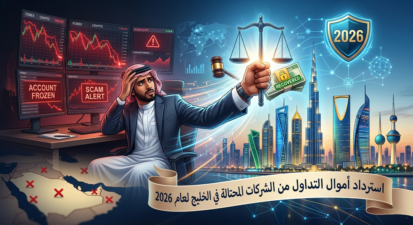 أفضل طرق استرداد أموال التداول من الشركات المحتالة في الخليج لعام 2026