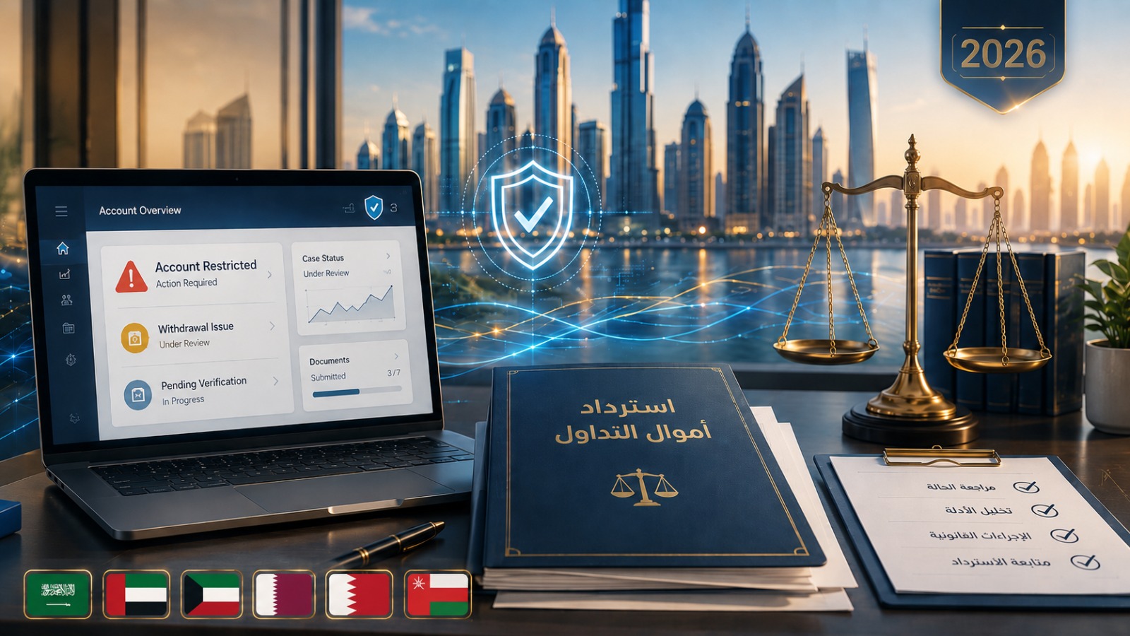 أفضل طرق استرداد أموال التداول من الشركات المحتالة في الخليج لعام 2026